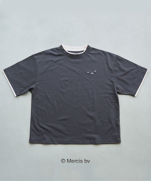 archives(アルシーヴ)の「miffyバックプリントレイヤードTee(Tシャツ/カットソー・レディース・チャコールグレー・MEDIUM)」の1枚目の写真