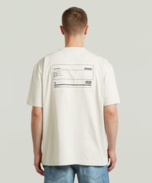 G-STAR | Large Woven Badge Relaxed T-Shirt/バックグラフィックバッジディテールリラックスTシャツ(Tシャツ/カットソー)