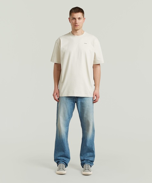 G-STAR（ジースター）の「Large Woven Badge Relaxed T-Shirt/バックグラフィックバッジディテールリラックスTシャツ（Tシャツ/カットソー・メンズ・ホワイト系その他・X-SMALL/X-LARGE/LARGE/SMALL/MEDIUM）」の5枚目の写真