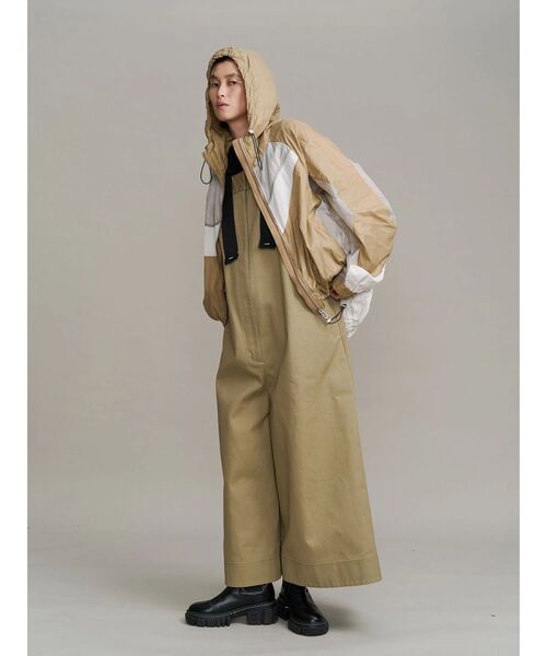 UN3D.(アンスリード)の「【Dickies】BIG PANTS AIO / ディッキーズ ビッグパンツオールインワン(つなぎ/オールインワン・レディース・ブラック/ベージュ・36/38)」の18枚目の写真