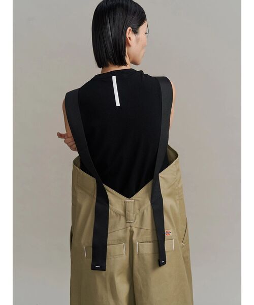 UN3D.(アンスリード)の「【Dickies】BIG PANTS AIO / ディッキーズ ビッグパンツオールインワン(つなぎ/オールインワン・レディース・ブラック/ベージュ・36/38)」の12枚目の写真