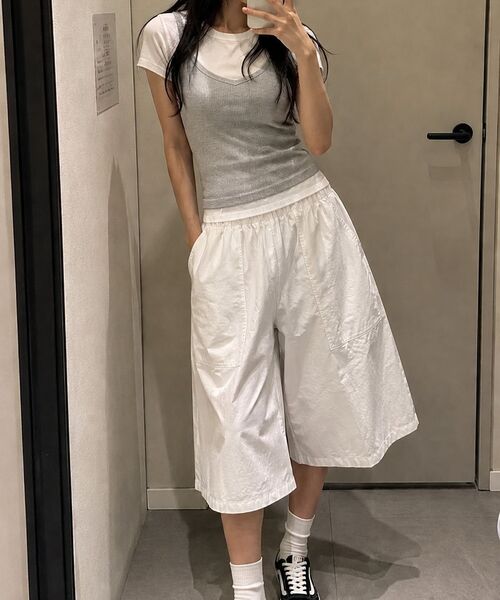 KRUXH（クルクス）の「サマーリップストップバミューダパンツクラウドホワイト（その他パンツ・レディース・その他・1/2/3）」の2枚目の写真