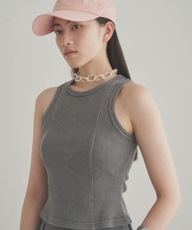 SOEMIN | Pigment sleeveless top／ピグメントタンクトップ(タンクトップ)