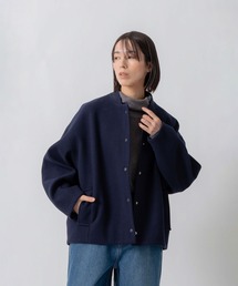 「KELEN / ケレン」ウール混コクーンシルエットスタジャン