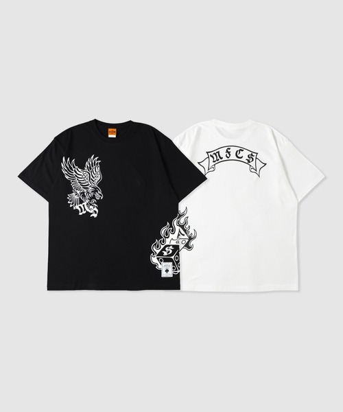 MFC STORE（エムエフシーストア）の「MFC STORE ORIGINAL N.A.C EAGLE MIX S/S TEE（Tシャツ/カットソー・メンズ・ホワイト/ブラック・S/M/L/XL/XXL）」の3枚目の写真