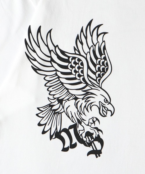 MFC STORE（エムエフシーストア）の「MFC STORE ORIGINAL N.A.C EAGLE MIX S/S TEE（Tシャツ/カットソー・メンズ・ホワイト/ブラック・S/M/L/XL/XXL）」の6枚目の写真