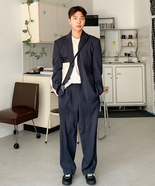 NOWLE（ノウル）の「【NOWLE】凹凸ワッフル サーマル ヘンリーネック 半袖 Tシャツ/ アーバンリラックス ショートスリーブ トップス（Tシャツ/カットソー・メンズ・ホワイト/グレー/ブラック・MEDIUM/LARGE/X-LARGE）」の11枚目の写真