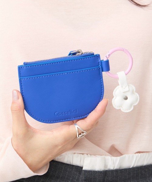 Casselini(キャセリーニ)の「Casselini(キャセリーニ)ぷっくりフラワーコインケース(コインケース・レディース・サックスブルー/シルバー/ブラック/ブルー・FREE)」の15枚目の写真
