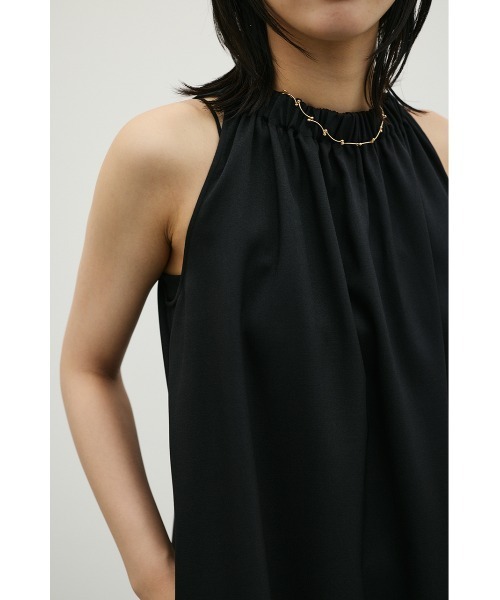 STYLEMIXER(スタイルミキサー)の「ネックシャーリングワンピース(ワンピース・レディース・アイボリー/カーキ/ブラック・MEDIUM/SMALL)」の22枚目の写真