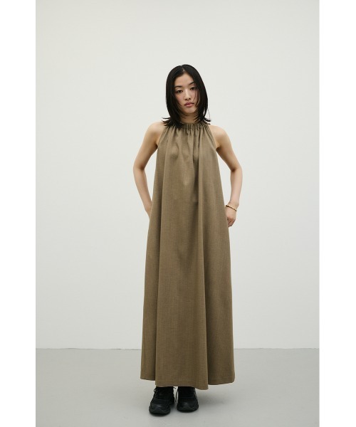 STYLEMIXER(スタイルミキサー)の「ネックシャーリングワンピース(ワンピース・レディース・アイボリー/カーキ/ブラック・MEDIUM/SMALL)」の18枚目の写真