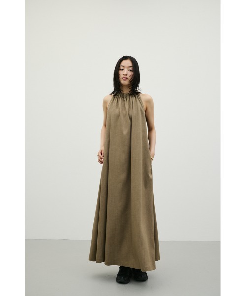 STYLEMIXER(スタイルミキサー)の「ネックシャーリングワンピース(ワンピース・レディース・アイボリー/カーキ/ブラック・MEDIUM/SMALL)」の19枚目の写真