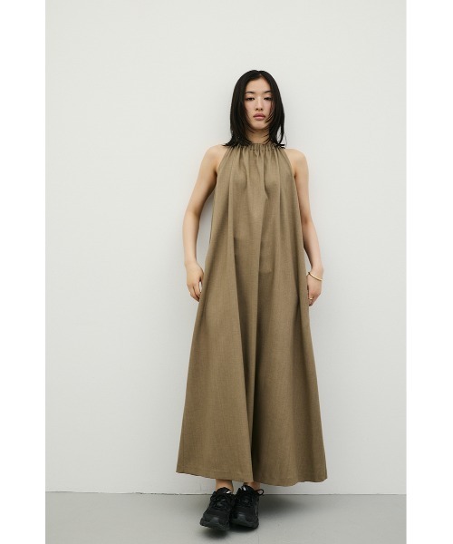 STYLEMIXER(スタイルミキサー)の「ネックシャーリングワンピース(ワンピース・レディース・アイボリー/カーキ/ブラック・MEDIUM/SMALL)」の20枚目の写真