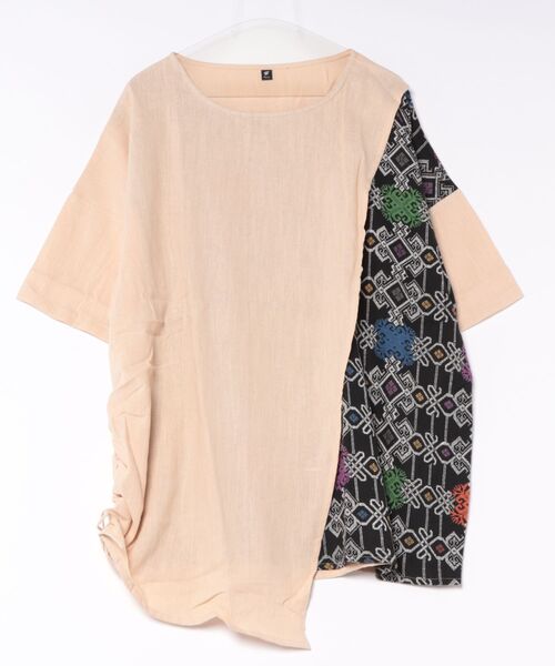 チャイハネ(チャイハネ)の「【チャイハネ】ラヤナMEN'Sトップス(その他トップス・メンズ・オレンジ/ブラック/ベージュ・FREE)」の2枚目の写真