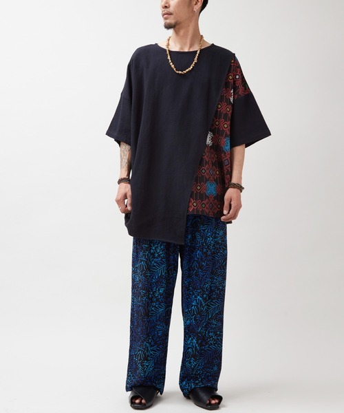 チャイハネ(チャイハネ)の「【チャイハネ】ラヤナMEN'Sトップス(その他トップス・メンズ・オレンジ/ブラック/ベージュ・FREE)」の5枚目の写真