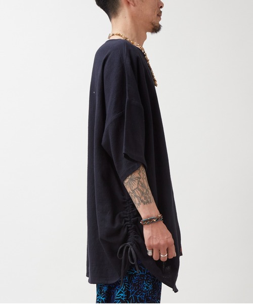 チャイハネ(チャイハネ)の「【チャイハネ】ラヤナMEN'Sトップス(その他トップス・メンズ・オレンジ/ブラック/ベージュ・FREE)」の7枚目の写真