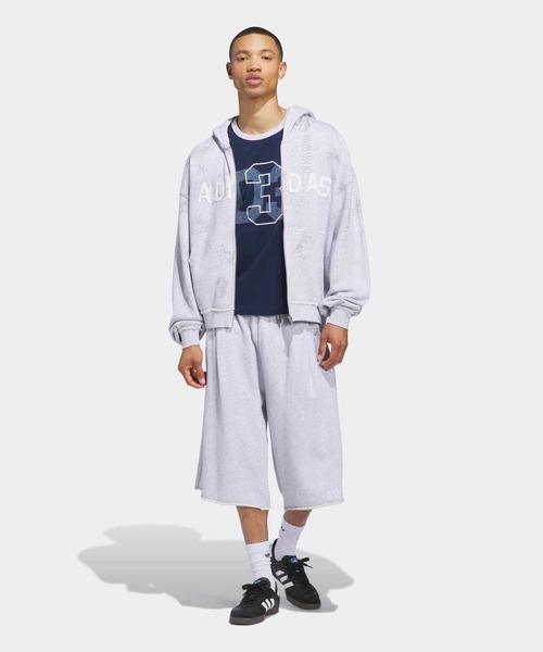 adidas(アディダス)の「オリジナルス AOA フルジップ パーカー / アディダスオリジナルス adidas Originals(パーカー・メンズ・グレー・XX-LARGE/3XL/LARGE/MEDIUM/SMALL/X-LARGE/X-SMALL)」の5枚目の写真