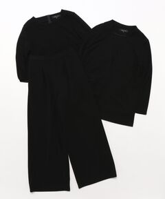 【WEB限定】洗える｜ストレッチ素材のたためるパンツスーツ