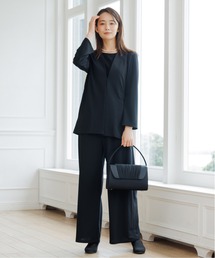 form forma（フォルムフォルマ）の「【WEB限定】洗える|ストレッチ素材のたためるパンツスーツ 東京ソワール（スーツセット）」