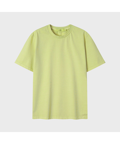 LEIRE(ルアール)の「90年代ヴィンテージフィットピグメントTシャツ (6色)(Tシャツ/カットソー・メンズ・チャコール/カーキ/グレー/ダークブルー/レッド/イエロー・MEDIUM/LARGE/X-LARGE/XX-LARGE)」の5枚目の写真