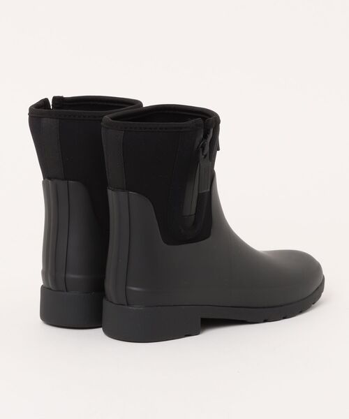 HUNTER(ハンター)の「《HUNTER》WOMENS REFINED MID ZIP NEOPRENE BOOT(ブーツ・レディース・ブラック・UK4/UK5/UK6)」の2枚目の写真