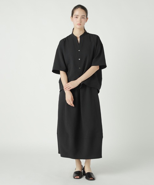 ZUCCa（ズッカ）の「TOUSJOURS / シャツ（シャツ/ブラウス・レディース・ネイビー/ベージュ/ブラック・M size）」の9枚目の写真