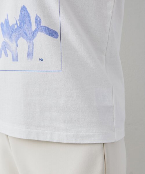 Whim Gazette(ウィムガゼット)の「【GEMINI】FLOWER Tシャツ(Tシャツ/カットソー・レディース・ネイビー/ボルドー/オフホワイト・FREE)」の6枚目の写真