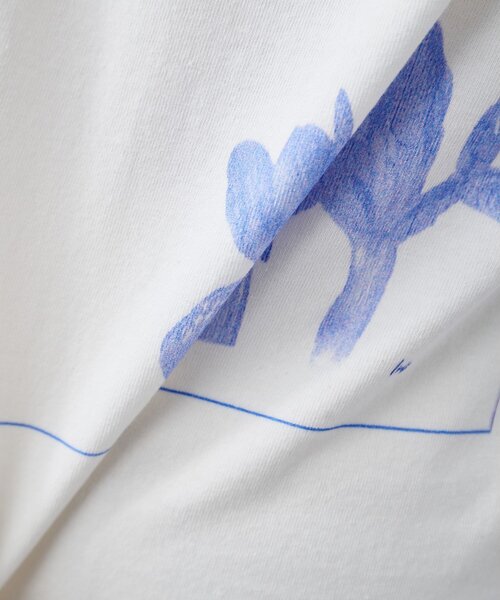 Whim Gazette(ウィムガゼット)の「【GEMINI】FLOWER Tシャツ(Tシャツ/カットソー・レディース・ネイビー/ボルドー/オフホワイト・FREE)」の7枚目の写真