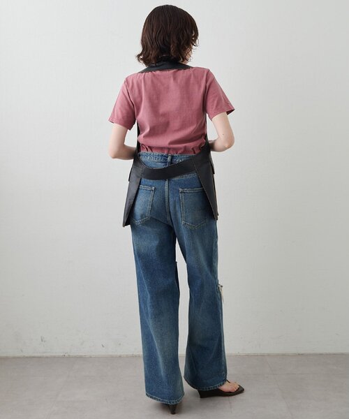 Whim Gazette(ウィムガゼット)の「【GEMINI】FLOWER Tシャツ(Tシャツ/カットソー・レディース・ネイビー/ボルドー/オフホワイト・FREE)」の10枚目の写真