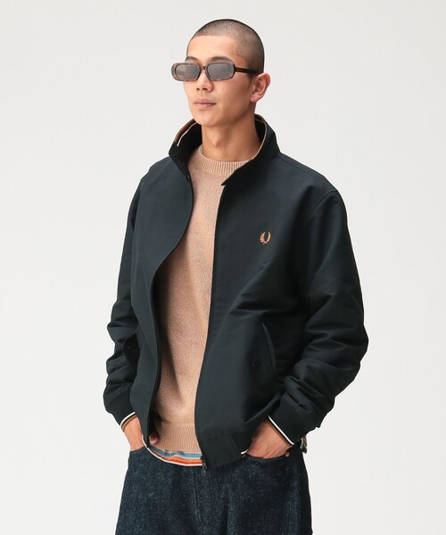 FRED PERRY(フレッドペリー)の「【別注】FRED PERRY / Zip Blouson 26FW(ブルゾン・メンズ・ブラック/ネイビー・X-LARGE/LARGE/MEDIUM/SMALL)」の3枚目の写真