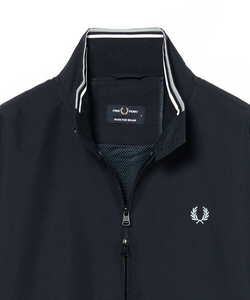 FRED PERRY(フレッドペリー)の「【別注】FRED PERRY / Zip Blouson 26FW(ブルゾン・メンズ・ブラック/ネイビー・X-LARGE/LARGE/MEDIUM/SMALL)」の14枚目の写真