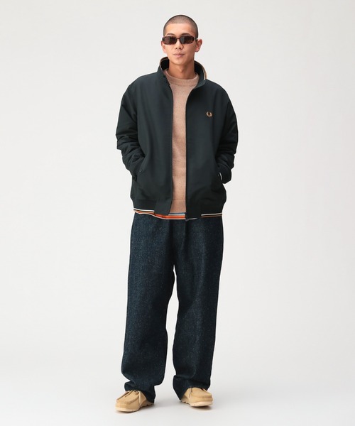FRED PERRY(フレッドペリー)の「【別注】FRED PERRY / Zip Blouson 26FW(ブルゾン・メンズ・ブラック/ネイビー・X-LARGE/LARGE/MEDIUM/SMALL)」の8枚目の写真