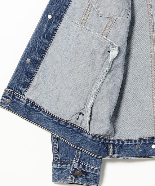 BEAMS(ビームス)の「LEVI’S(R) / TYPEⅢ トラッカージャケット(ブルゾン・メンズ・ブルー・MEDIUM/LARGE/SMALL)」の6枚目の写真