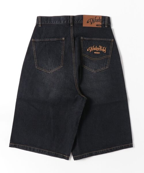WudgeBoy（ワッジボーイ）の「WB blasting jorts（デニムパンツ・メンズ・ライトインディゴブルー/ブラック・LARGE/MEDIUM）」の4枚目の写真