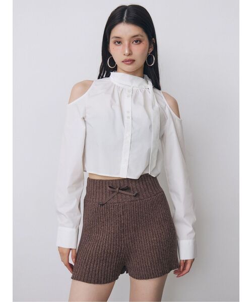 MURUA(ムルーア)の「リブニットキュロット(その他パンツ・レディース・ブラック/ブラウン/その他2・FREE)」の14枚目の写真