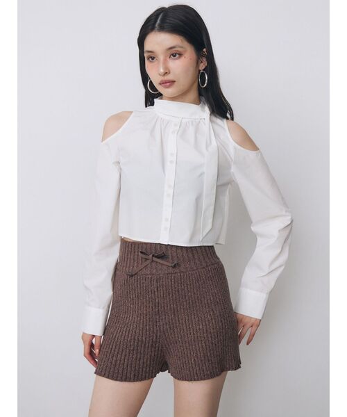 MURUA(ムルーア)の「リブニットキュロット(その他パンツ・レディース・ブラック/ブラウン/その他2・FREE)」の15枚目の写真