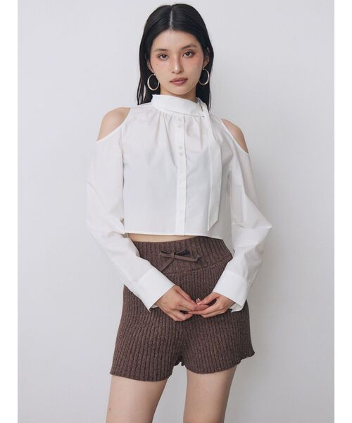 MURUA(ムルーア)の「リブニットキュロット(その他パンツ・レディース・ブラック/ブラウン/その他2・FREE)」の16枚目の写真