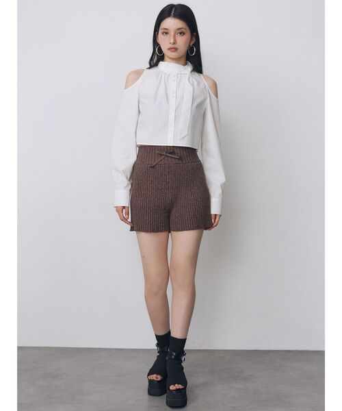 MURUA(ムルーア)の「リブニットキュロット(その他パンツ・レディース・ブラック/ブラウン/その他2・FREE)」の20枚目の写真