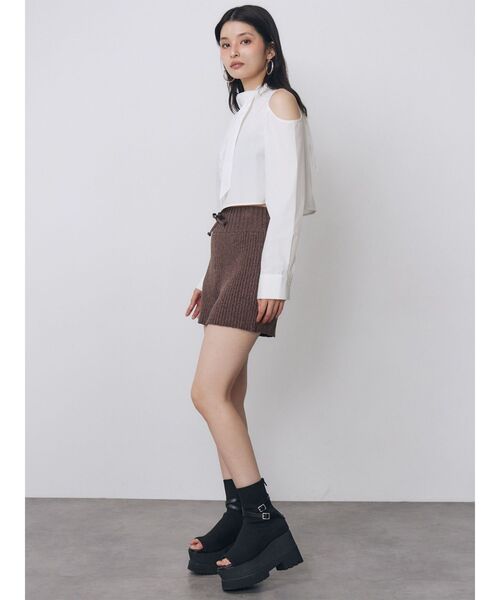 MURUA(ムルーア)の「リブニットキュロット(その他パンツ・レディース・ブラック/ブラウン/その他2・FREE)」の21枚目の写真
