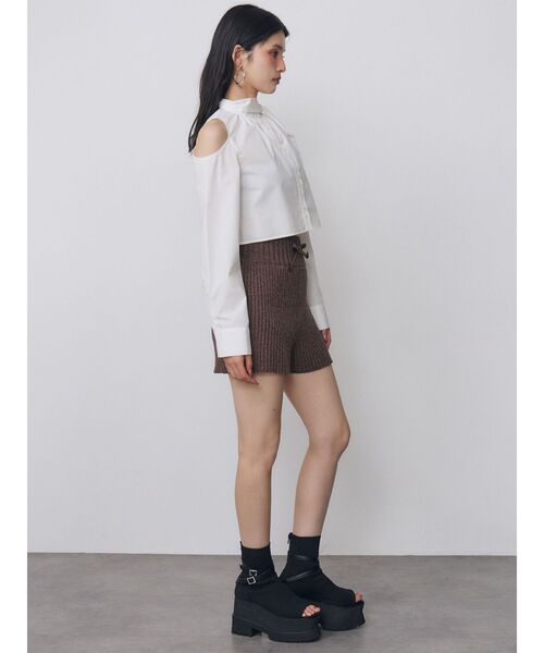 MURUA(ムルーア)の「リブニットキュロット(その他パンツ・レディース・ブラック/ブラウン/その他2・FREE)」の22枚目の写真
