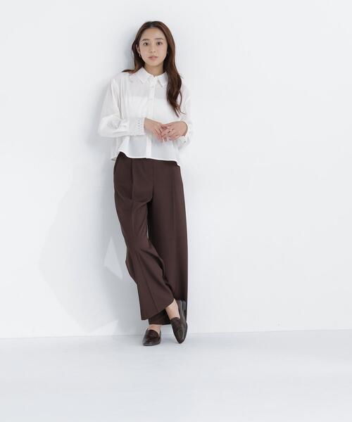 NATURAL BEAUTY BASIC(ナチュラルビューティーベーシック)の「エンブロイダリーカラーシャツ(シャツ/ブラウス・レディース・オフホワイト/ピンク/ブルー系その他2・フリ-)」の16枚目の写真
