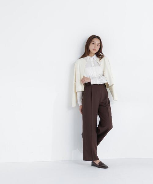 NATURAL BEAUTY BASIC(ナチュラルビューティーベーシック)の「エンブロイダリーカラーシャツ(シャツ/ブラウス・レディース・オフホワイト/ピンク/ブルー系その他2・フリ-)」の20枚目の写真