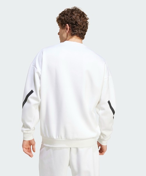 adidas（アディダス）の「Z.N.E. スウェットシャツ / トレーナー / アディダス adidas（スウェット・メンズ・ホワイト・XX-LARGE/3XL/LARGE/MEDIUM/SMALL/X-LARGE/X-SMALL）」の2枚目の写真