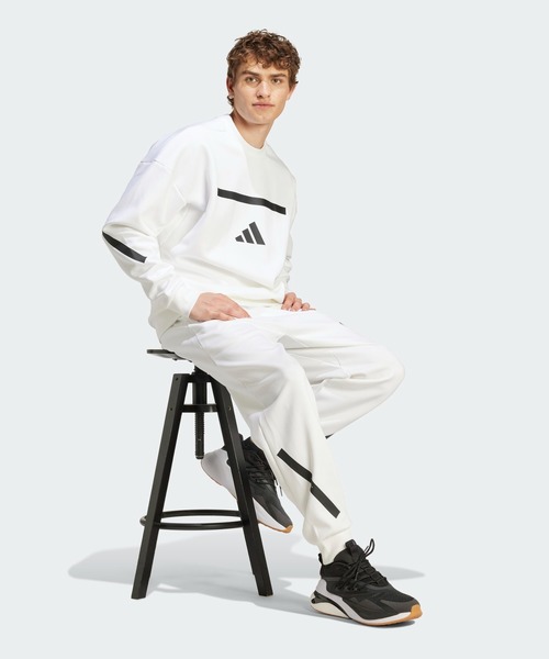 adidas（アディダス）の「Z.N.E. スウェットシャツ / トレーナー / アディダス adidas（スウェット・メンズ・ホワイト・XX-LARGE/3XL/LARGE/MEDIUM/SMALL/X-LARGE/X-SMALL）」の5枚目の写真