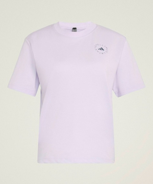 adidas by Stella McCartney(アディダスバイステラマッカートニー)の「TrueCasuals レギュラー スポーツウェア Tシャツ【adidas by Stella McCartney】 / アディダス adidas(Tシャツ/カットソー・レディース・パープル・SMALL/MEDIUM/LARGE/X-LARGE/XX-LARGE/X-SMALL)」の4枚目の写真