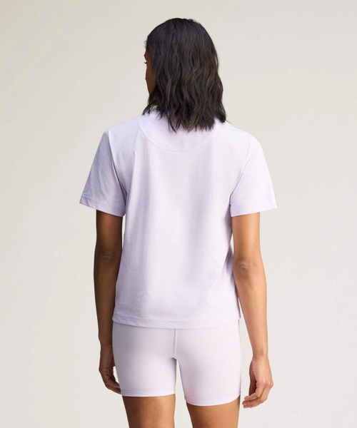 adidas by Stella McCartney(アディダスバイステラマッカートニー)の「TrueCasuals レギュラー スポーツウェア Tシャツ【adidas by Stella McCartney】 / アディダス adidas(Tシャツ/カットソー・レディース・パープル・SMALL/MEDIUM/LARGE/X-LARGE/XX-LARGE/X-SMALL)」の2枚目の写真