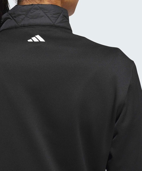 adidas(アディダス)の「アルティメット365 キルト フルジップ ジャケット【adidas Golf/アディダスゴルフ】(ブルゾン・レディース・ブラック・MEDIUM/LARGE/SMALL/X-LARGE/X-SMALL/XX-LARGE)」の3枚目の写真