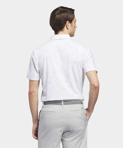 adidas(アディダス)の「アルティメット365+ クライマクール バタースパン マイティ ブロッサム プリント 半袖ポロシャツ【adidas Golf/アディダスゴルフ】(ポロシャツ・メンズ・ホワイト・SMALL/MEDIUM/LARGE/X-LARGE/XX-LARGE)」の2枚目の写真