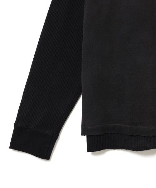 BEAMS(ビームス)の「レイヤード フェード ロングスリーブ Tシャツ(Tシャツ/カットソー・メンズ・レッド系その他/ブラック系その他・X-LARGE/LARGE/SMALL/MEDIUM)」の3枚目の写真