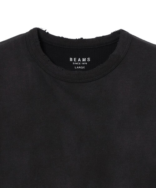 BEAMS(ビームス)の「レイヤード フェード ロングスリーブ Tシャツ(Tシャツ/カットソー・メンズ・レッド系その他/ブラック系その他・X-LARGE/LARGE/SMALL/MEDIUM)」の4枚目の写真