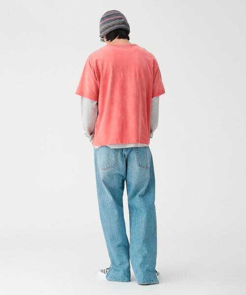 BEAMS(ビームス)の「レイヤード フェード ロングスリーブ Tシャツ(Tシャツ/カットソー・メンズ・レッド系その他/ブラック系その他・X-LARGE/LARGE/SMALL/MEDIUM)」の12枚目の写真